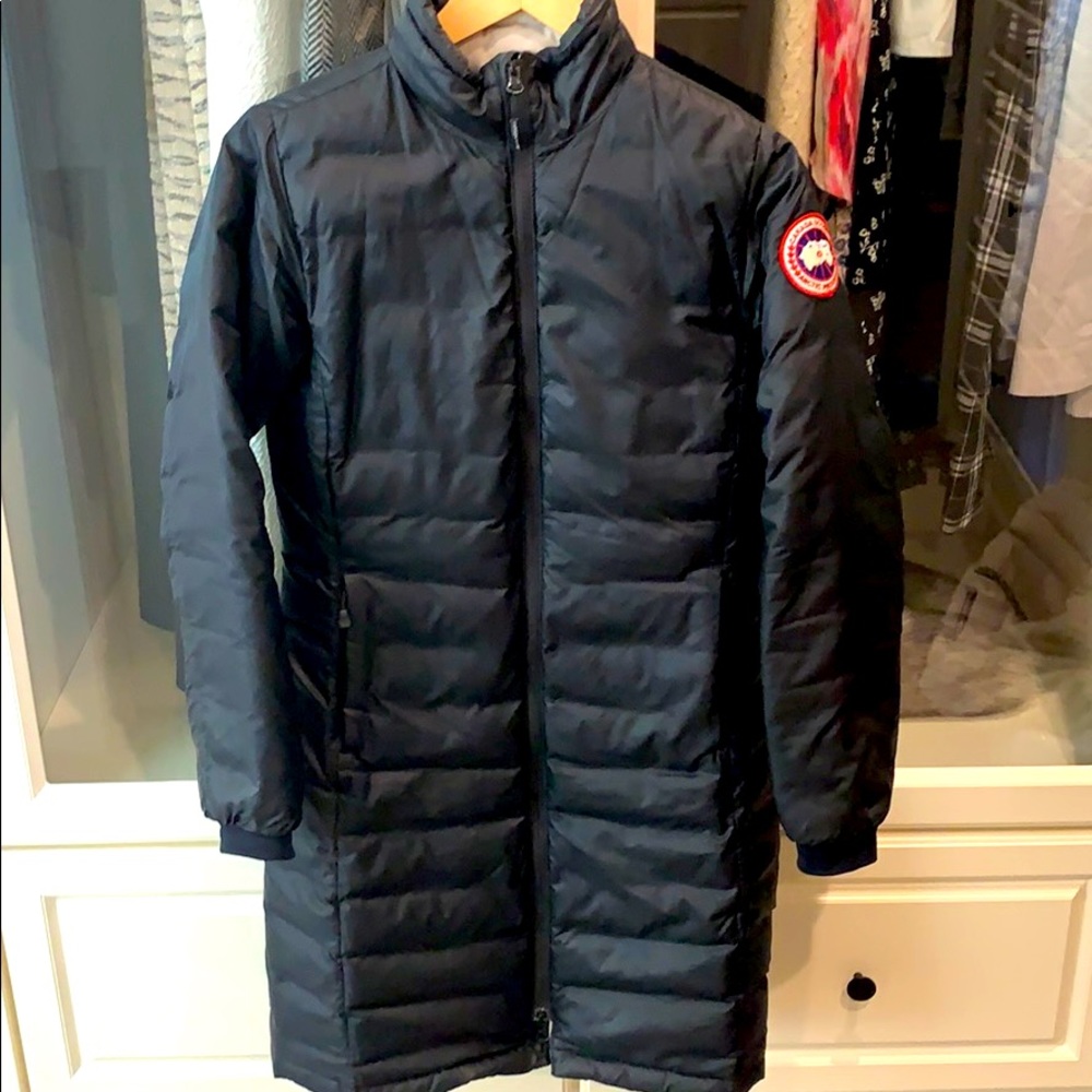 Canada Goose light puffer jacket.